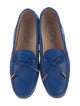 Tod's Leather Bow Accents Moccasins