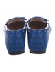 Tod's Leather Bow Accents Moccasins