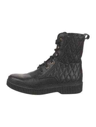 Tod's Leather Combat Boots