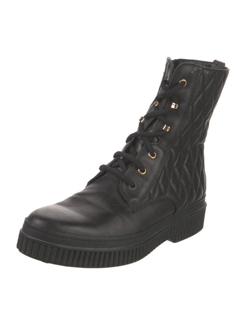 Tod's Leather Combat Boots
