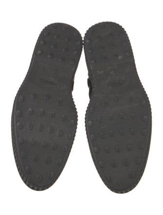 Tod's Leather Combat Boots