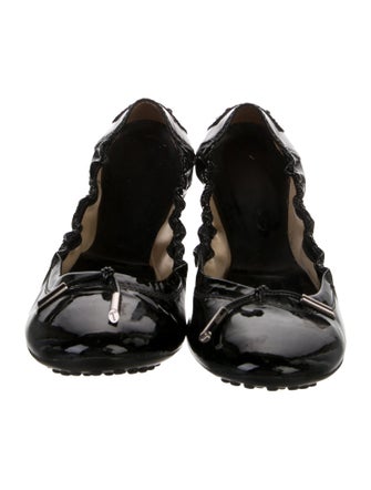 Tod's Patent Leather Ballet Flats