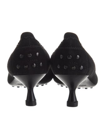 Tod's Suede Studded Accents Pumps
