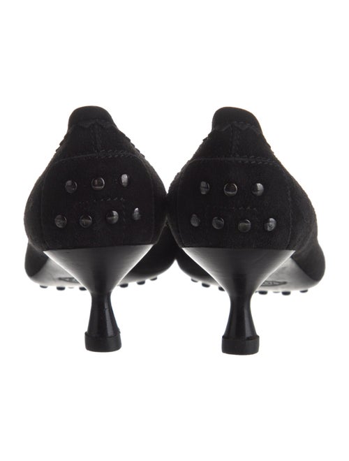 Tod's Suede Studded Accents Pumps