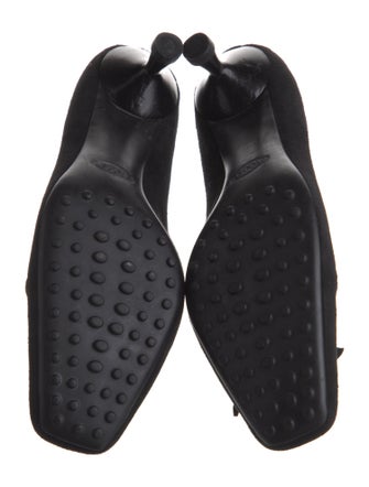 Tod's Suede Studded Accents Pumps