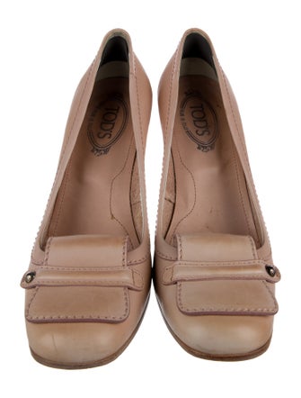 Tod's Leather Studded Accents Pumps