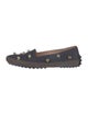Tod's Denim Studded Accents Loafers