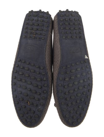 Tod's Denim Studded Accents Loafers
