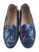Tod's Leather Bow Accents Loafers
