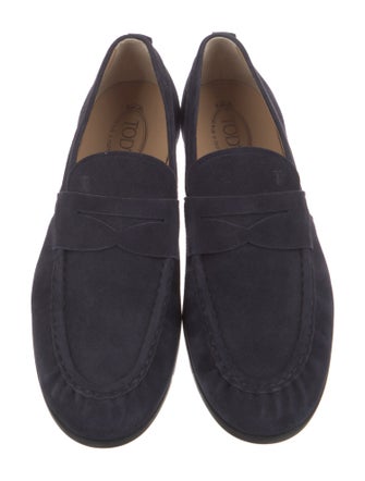 Tod's Suede Dress Loafers