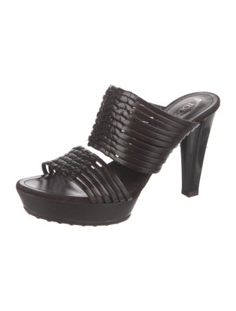 Tod's Leather Slides
