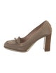 Tod's Suede Bow Accents Pumps