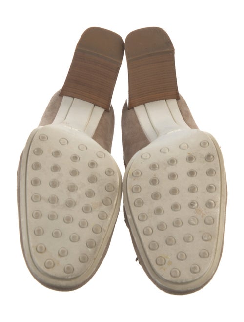 Tod's Suede Bow Accents Pumps