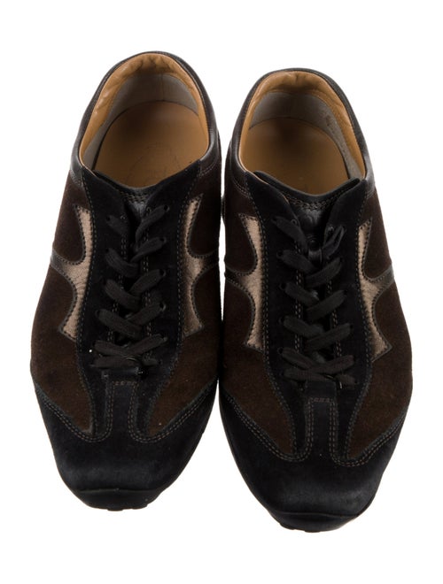 Tod's Suede Leather Trim Embellishment Sneakers