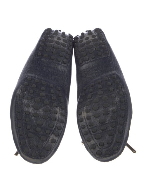 Tod's Leather Bow Accents Loafers