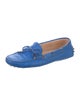 Tod's Leather Bow Accents Loafers