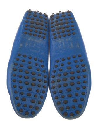 Tod's Leather Bow Accents Loafers