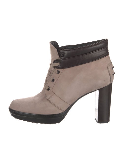 Tod's Suede Lace-Up Boots