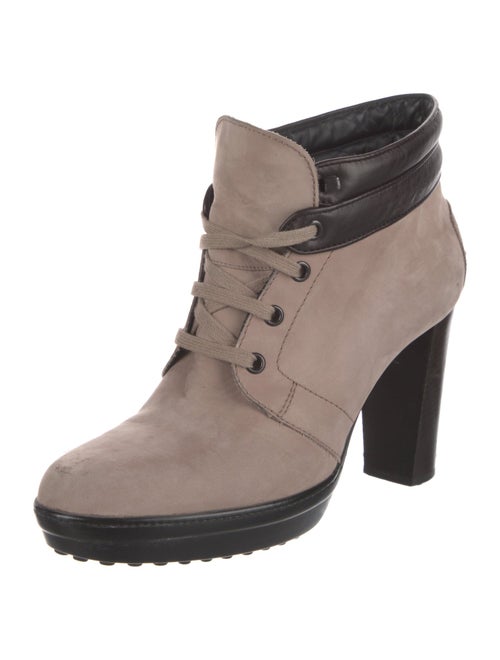 Tod's Suede Lace-Up Boots
