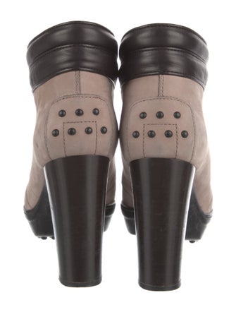 Tod's Suede Lace-Up Boots