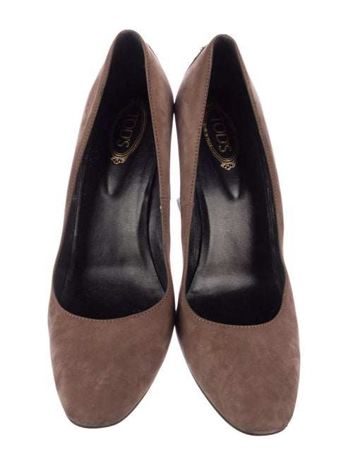 Tod's Suede Studded Accents Pumps
