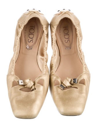 Tod's Leather Ballet Flats