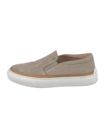 Tod's Suede Braided Accents Espadrille Sneakers