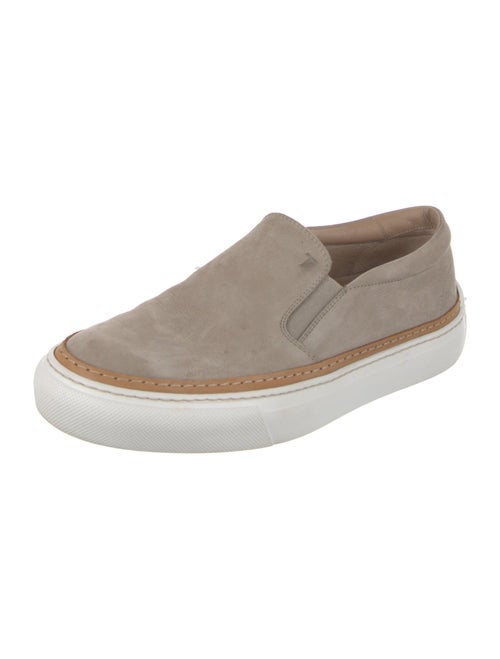 Tod's Suede Braided Accents Espadrille Sneakers