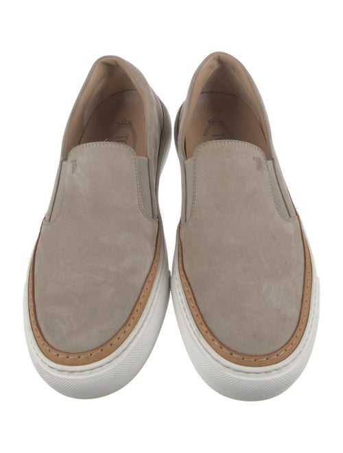 Tod's Suede Braided Accents Espadrille Sneakers