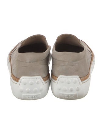 Tod's Suede Braided Accents Espadrille Sneakers