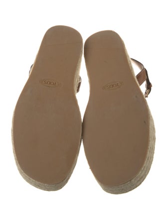 Tod's Leather Espadrilles