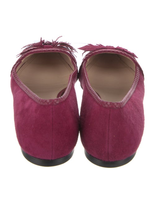Tod's Suede Braided Accents Ballet Flats