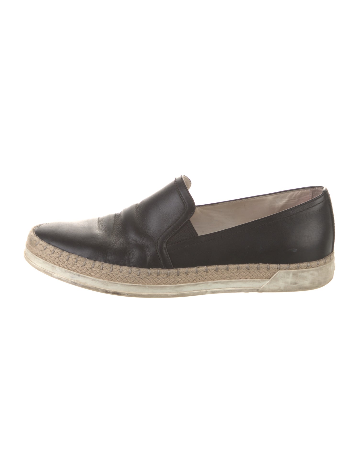 Tod's Leather Espadrilles