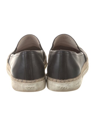 Tod's Leather Espadrilles