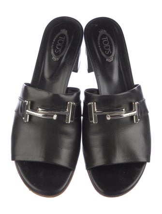 Tod's Leather Slides