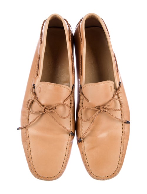 Tod's Leather Bow Accents Drivers
