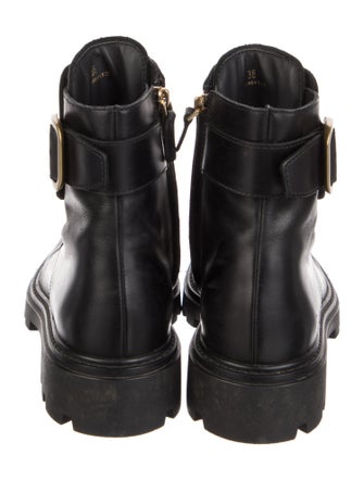 Tod's Leather Combat Boots