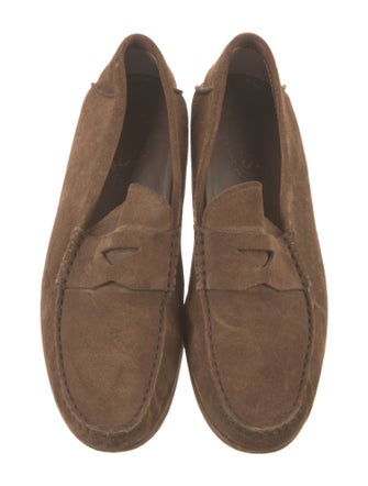 Tod's Suede Dress Loafers