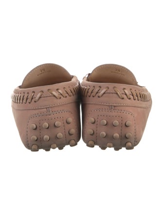 Tod's Suede Tassel Accents Loafers