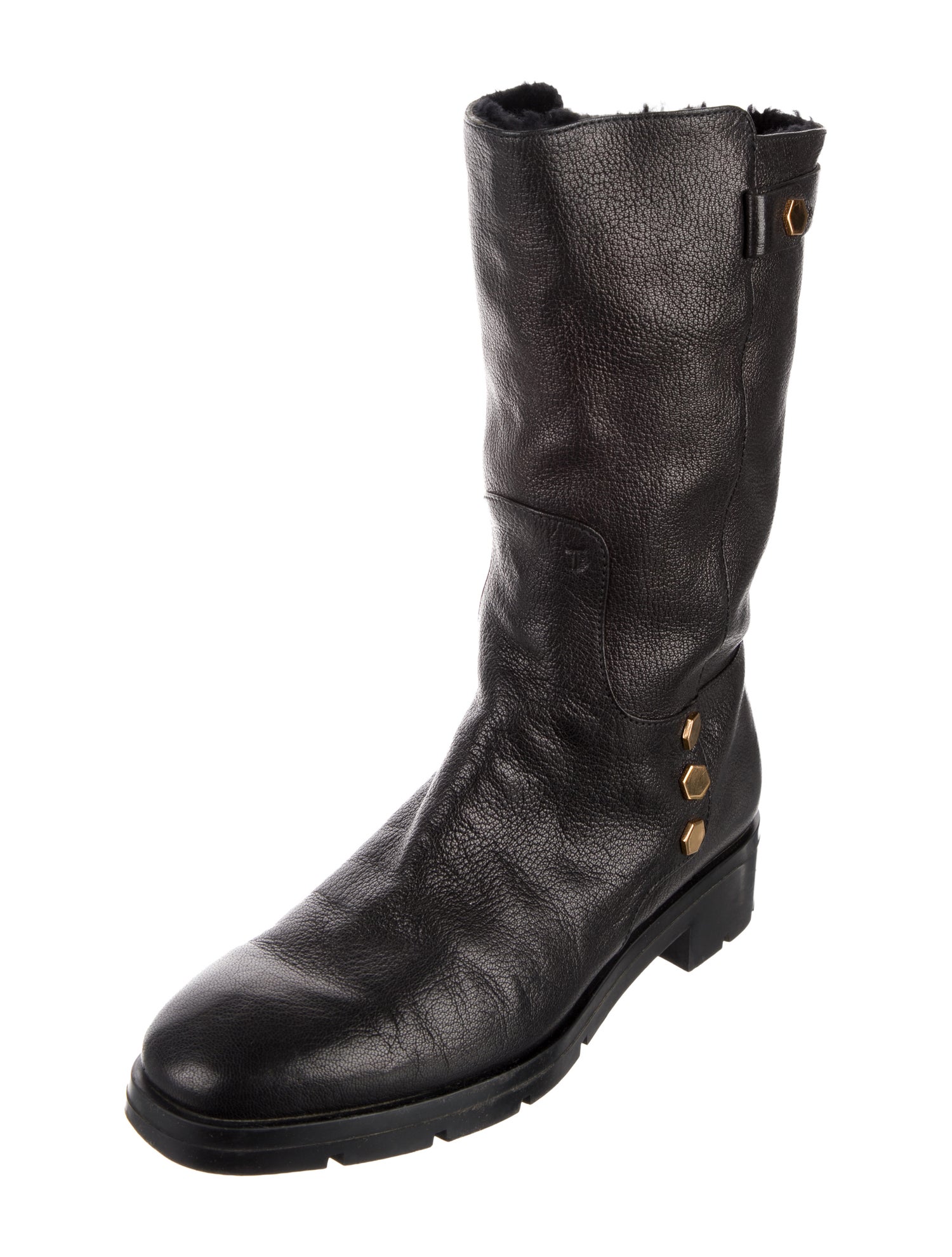 Tod's Leather Moto Boots