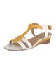 Tod's Leather T-Strap Sandals
