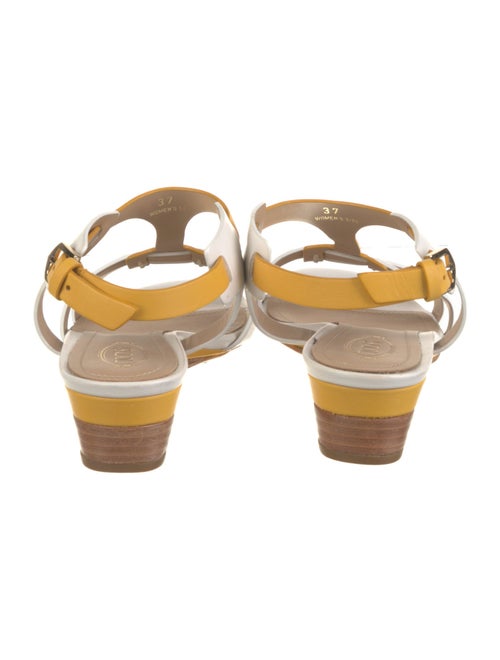 Tod's Leather T-Strap Sandals