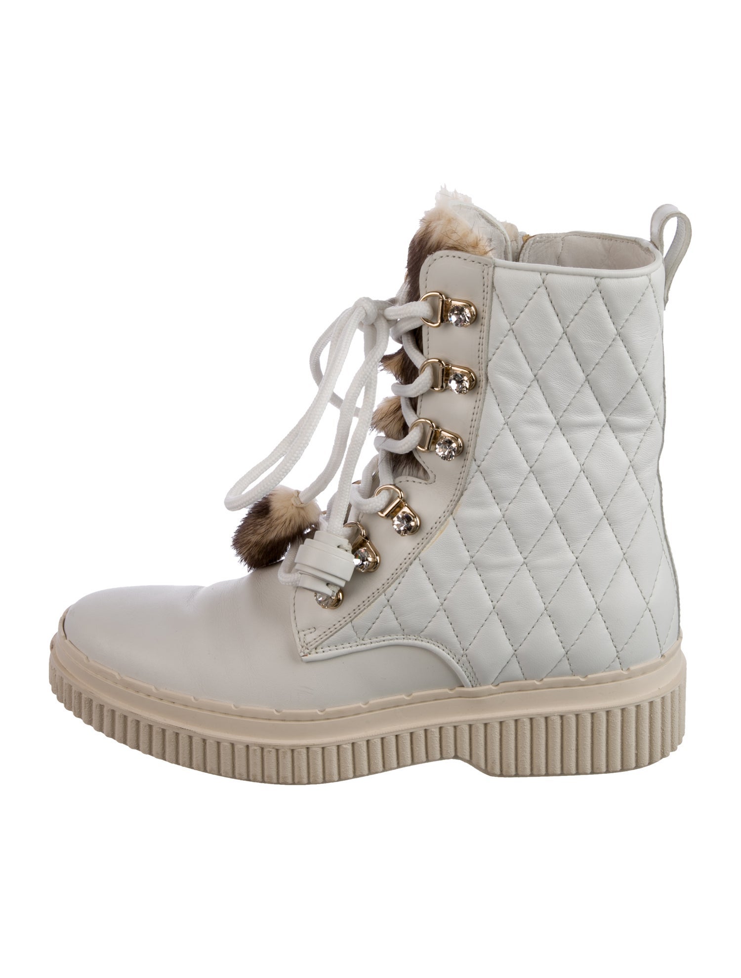 Tod's Leather Combat Boots