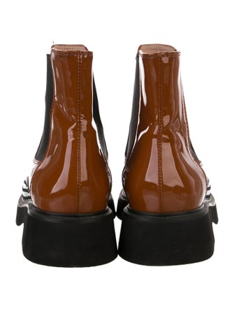 Tod's Patent Leather Chelsea Boots