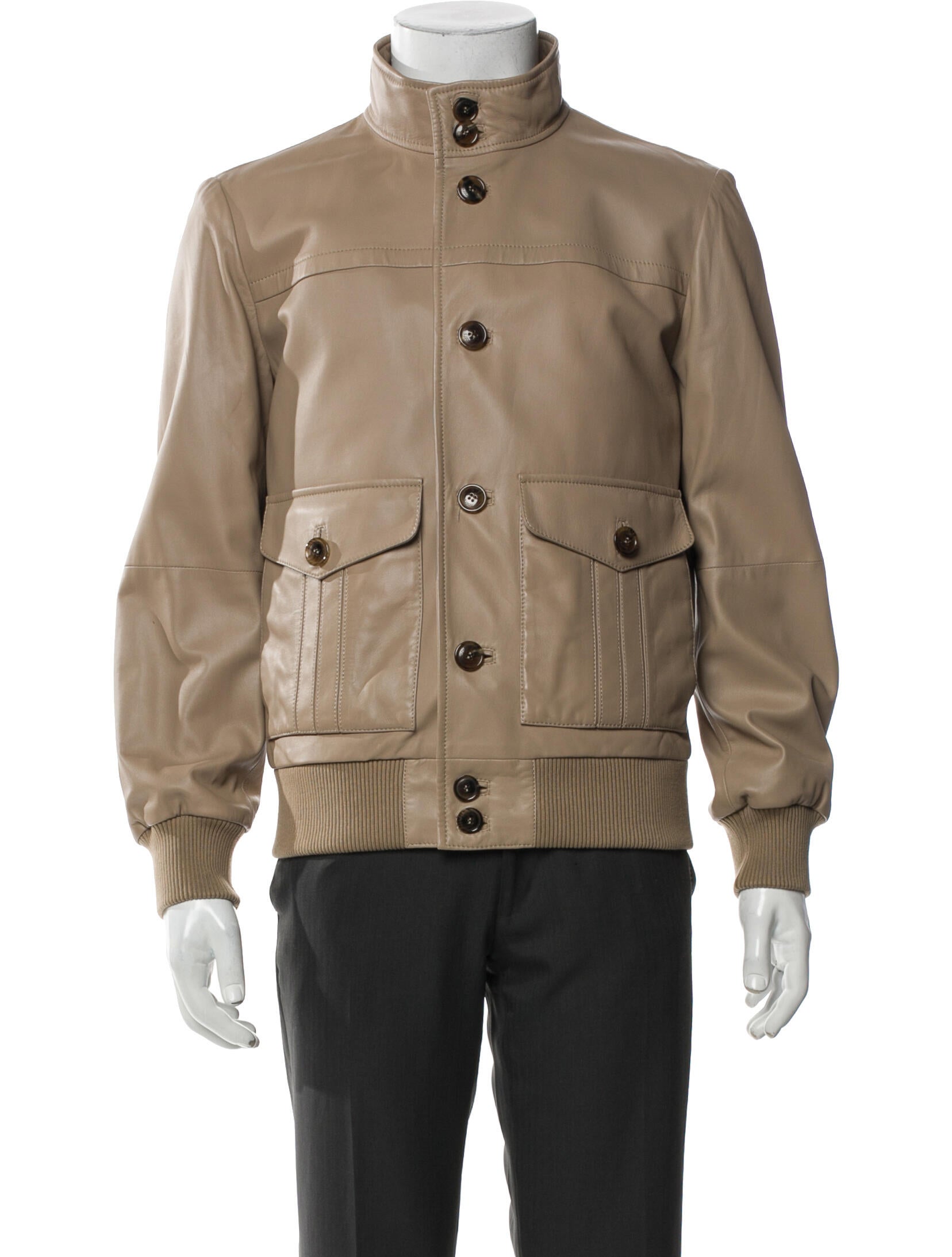 Tod's Leather Utility Jacket