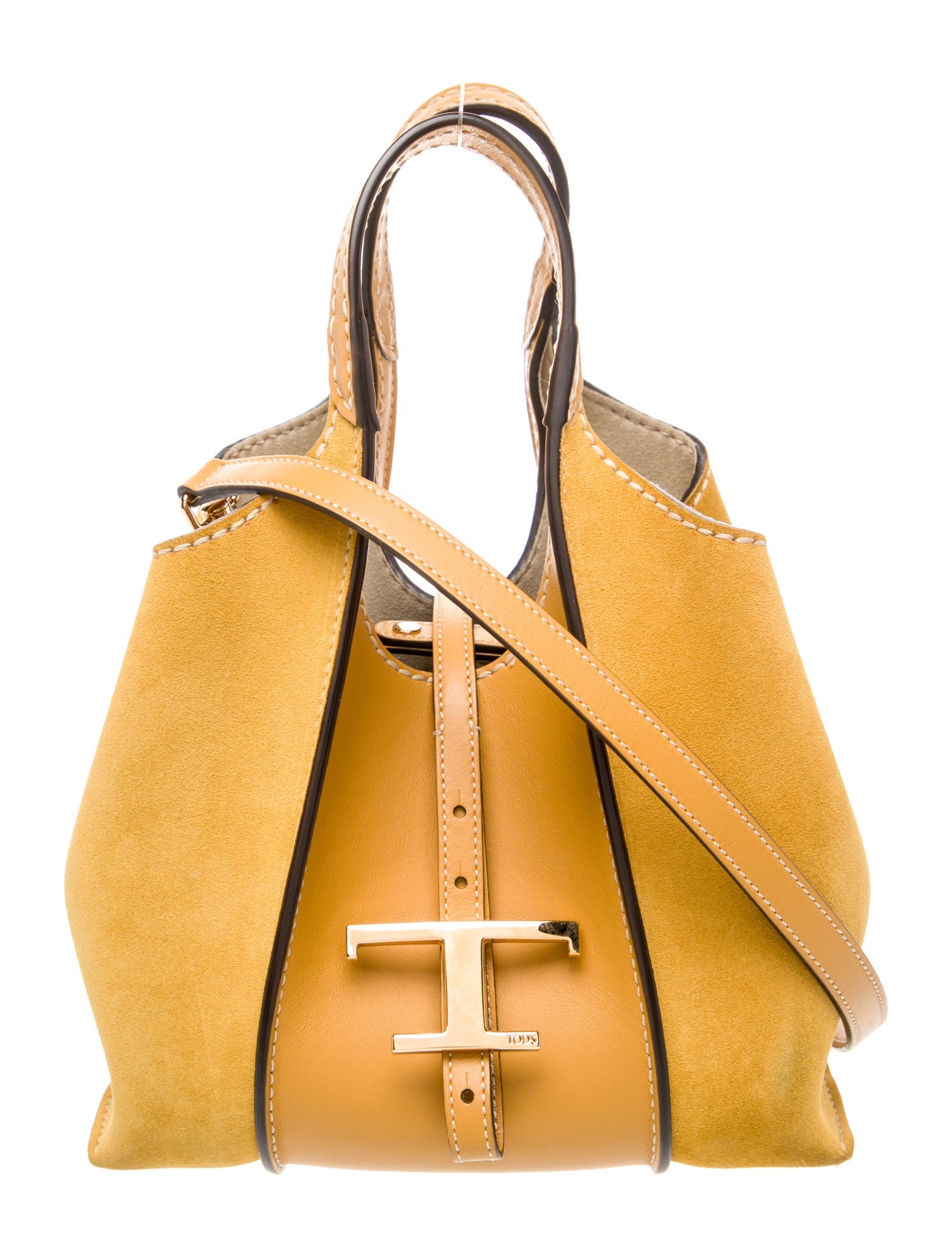 Tod's Suede Top Handle Bag