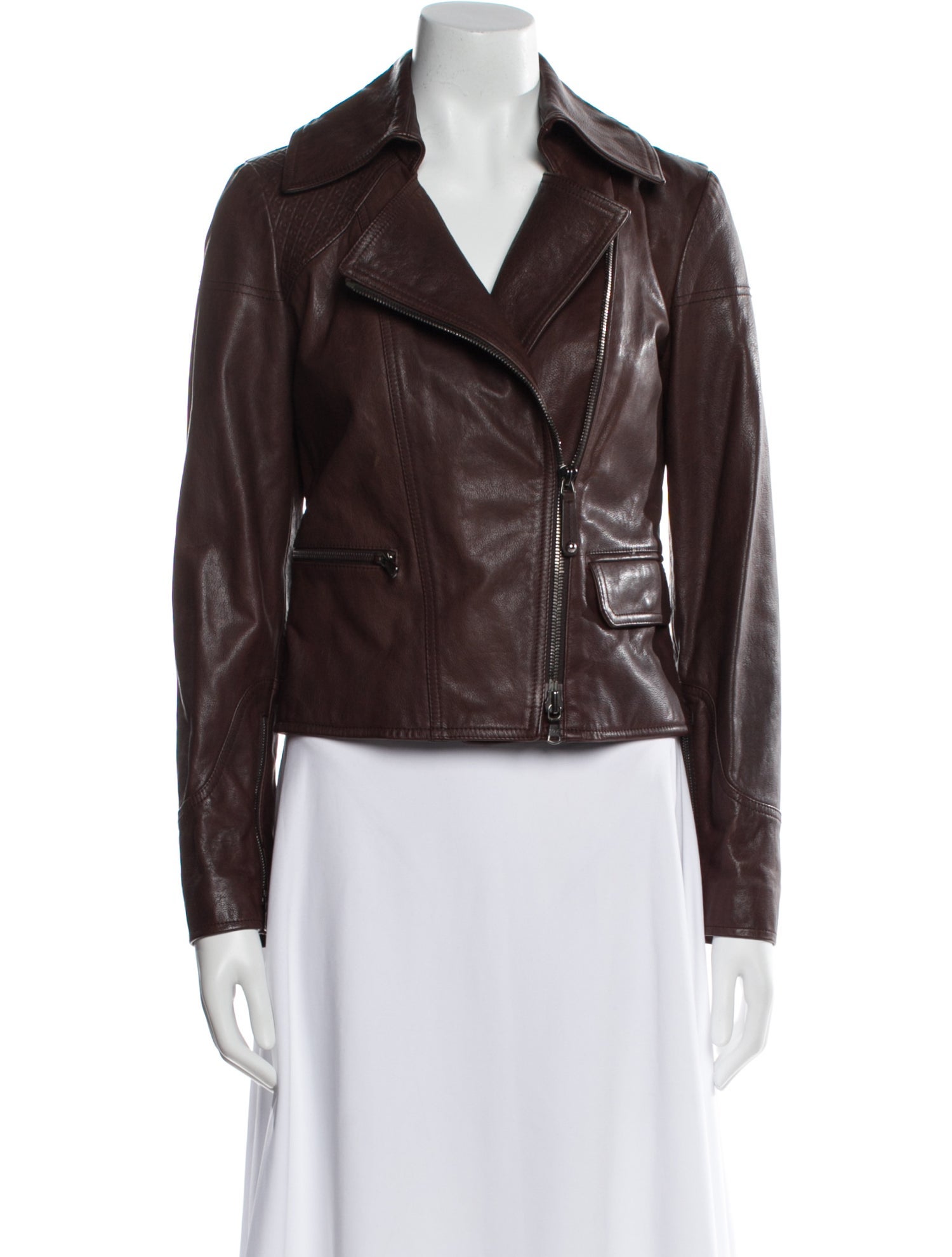 Tod's Leather Biker Jacket