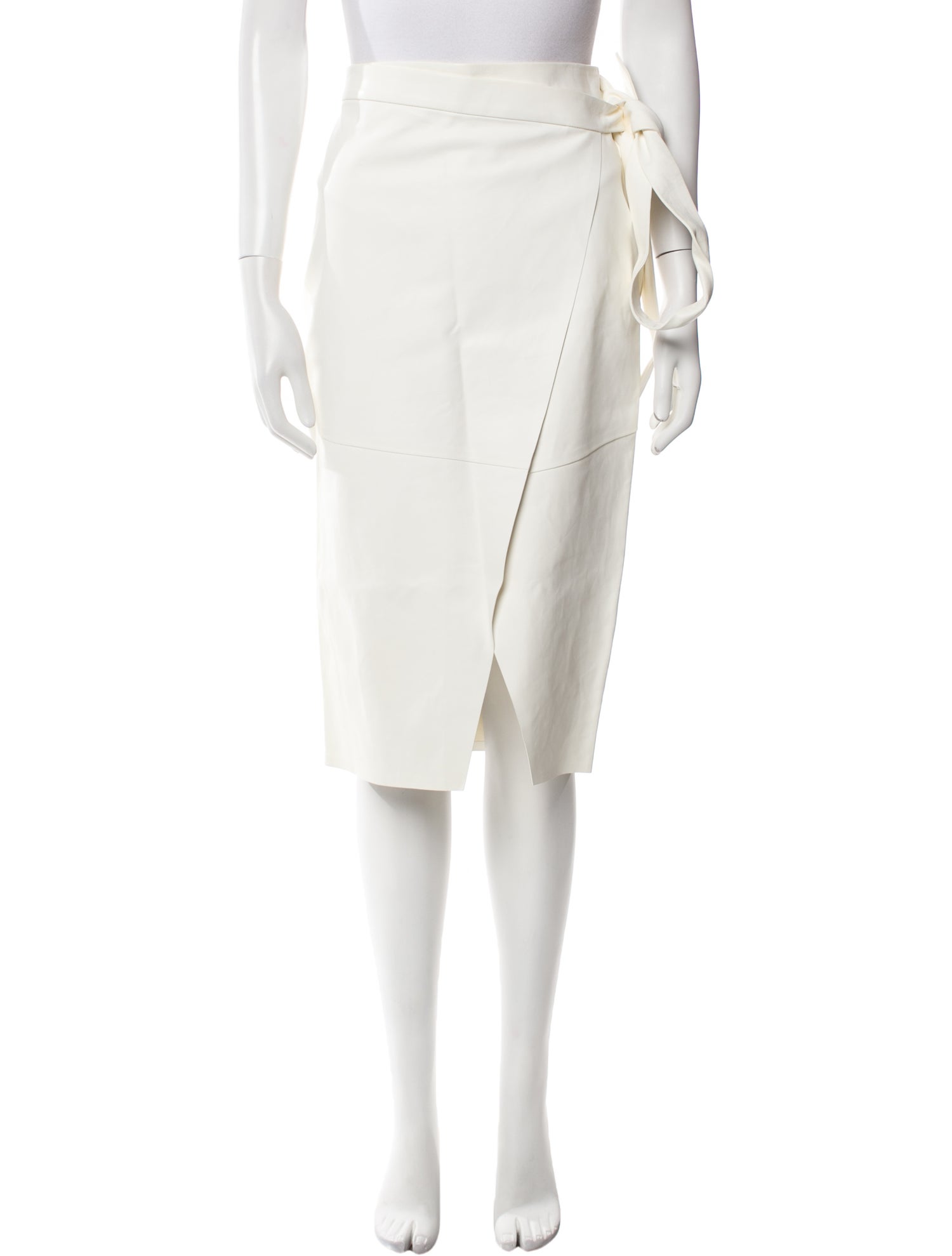 Tod's Leather Knee-Length Skirt w/ Tags