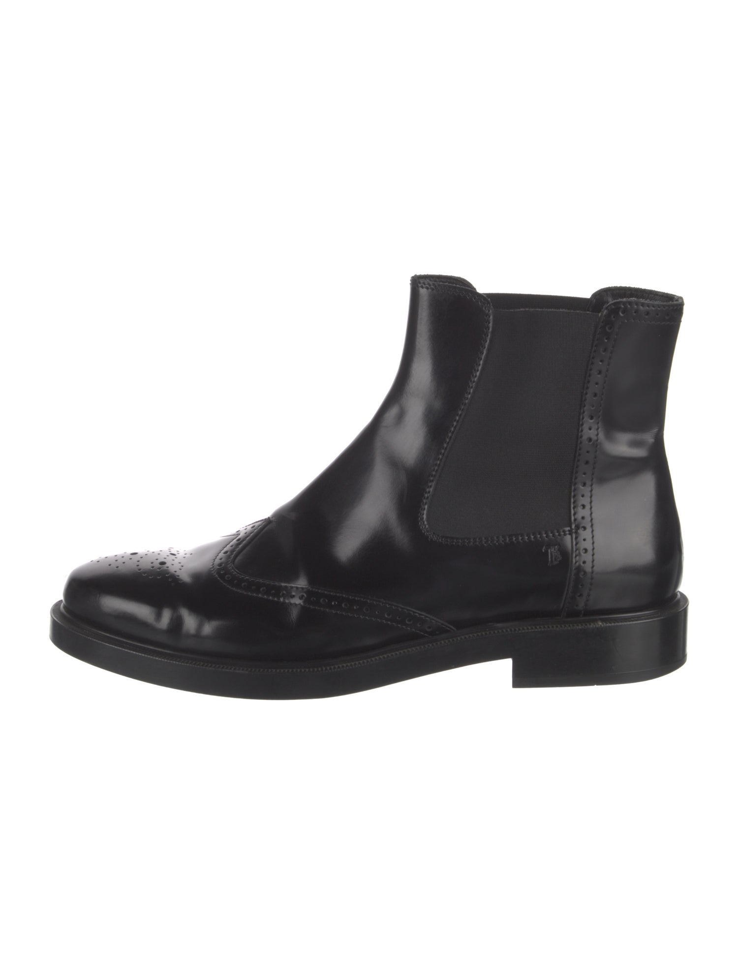 Tod's Patent Leather Chelsea Boots