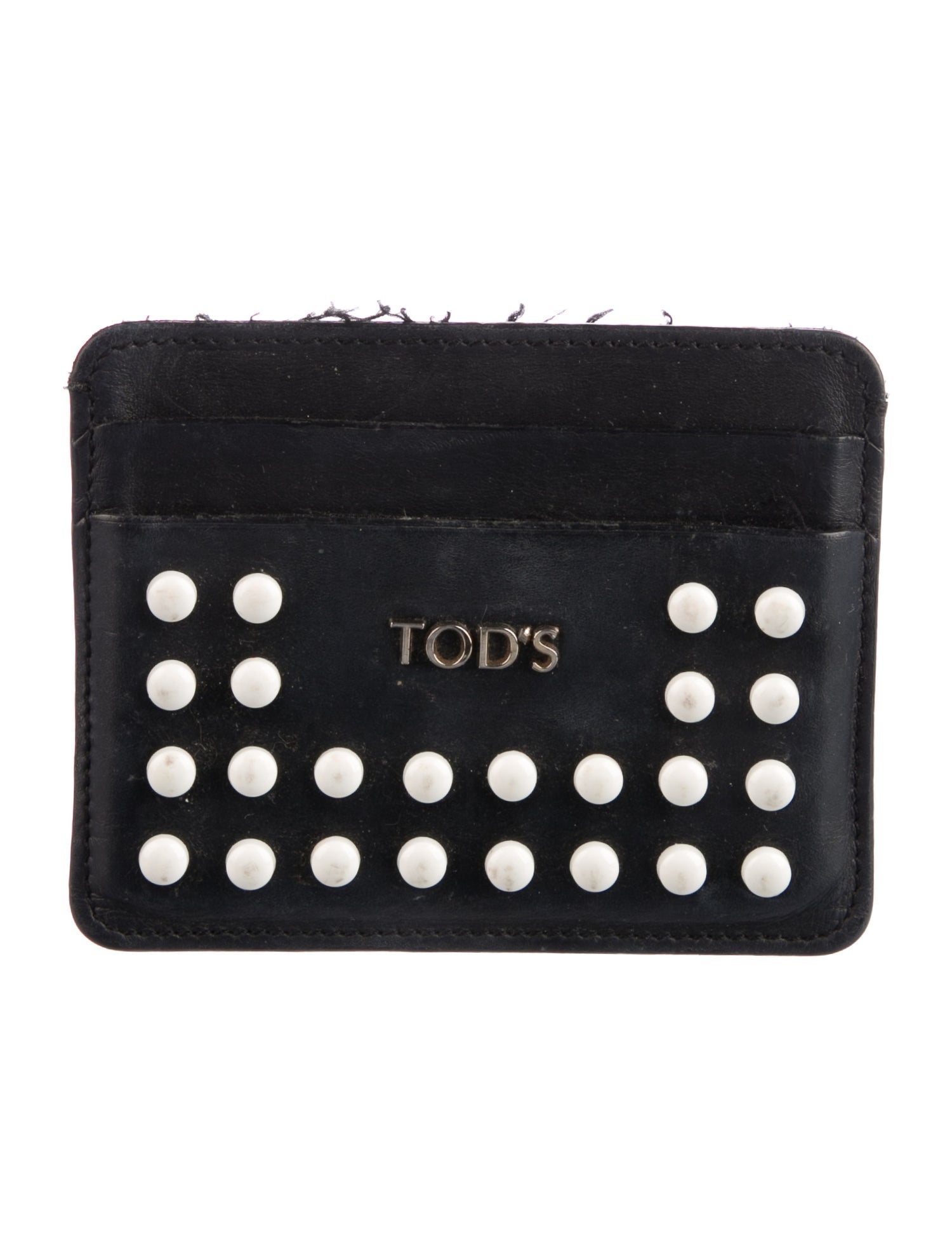 Tod's Leather Printed Card Holder